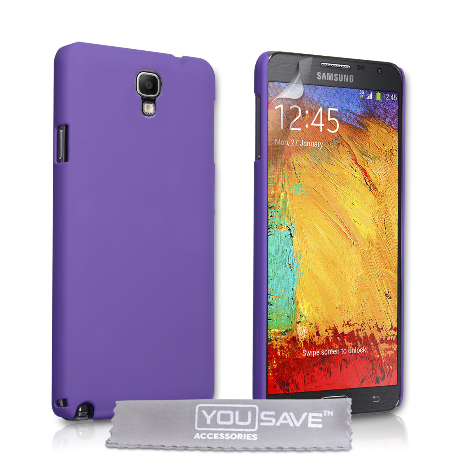 YouSave Samsung Galaxy Note 3 Neo Hard Hybrid Case - Purple