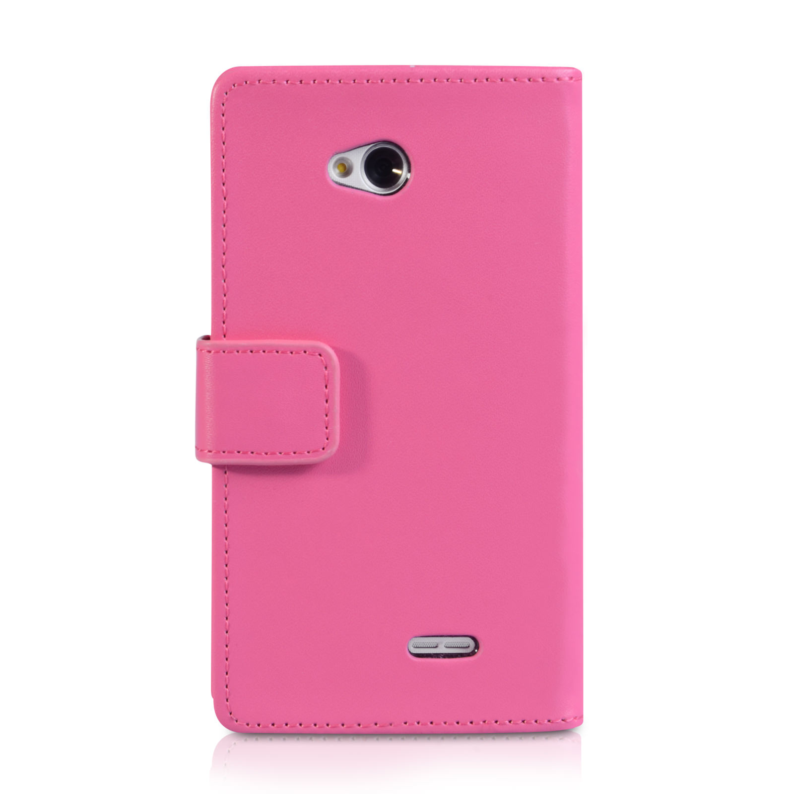 YouSave Accessories LG L70 Leather-Effect Wallet Case - Hot Pink