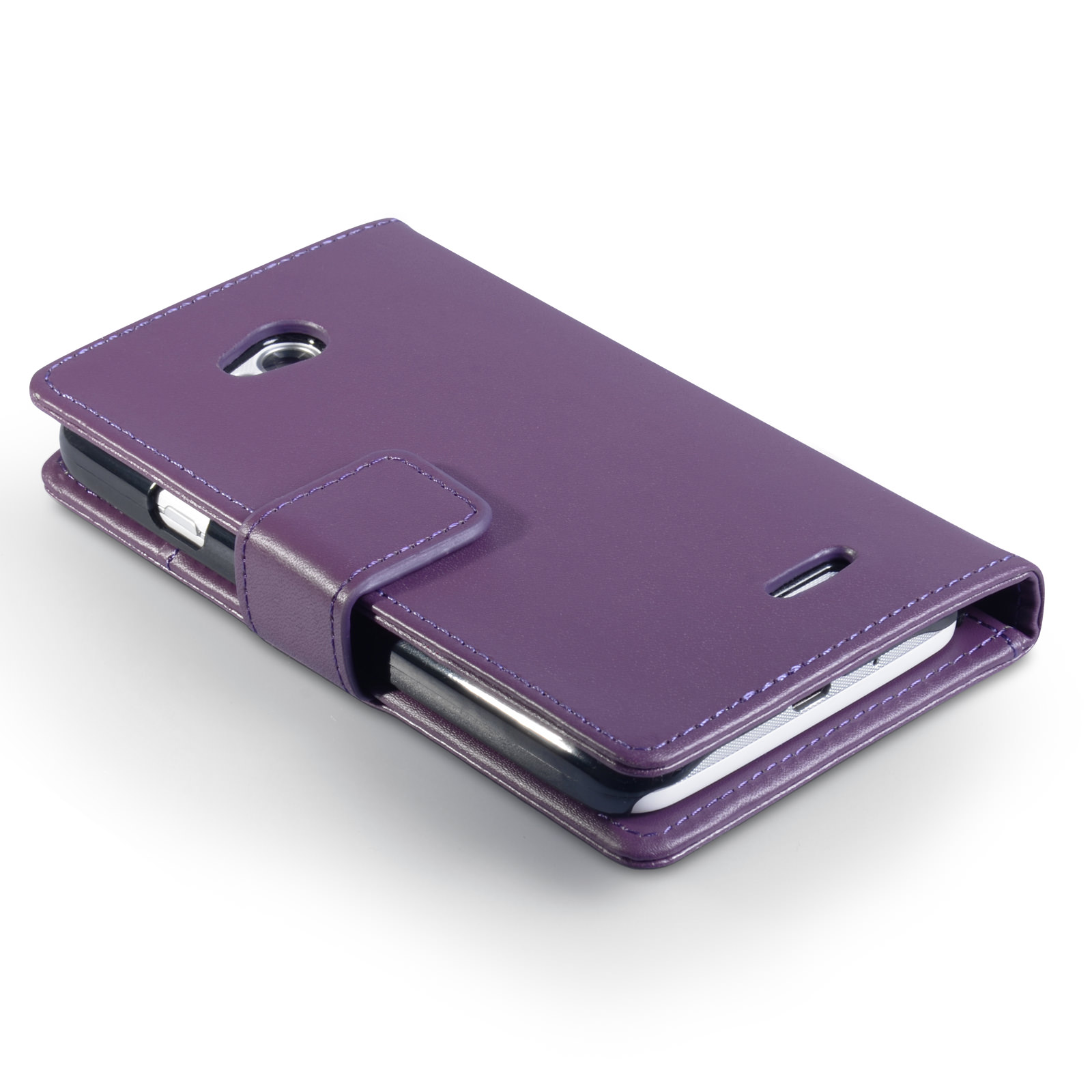 YouSave Accessories LG L70 Leather-Effect Wallet Case - Purple