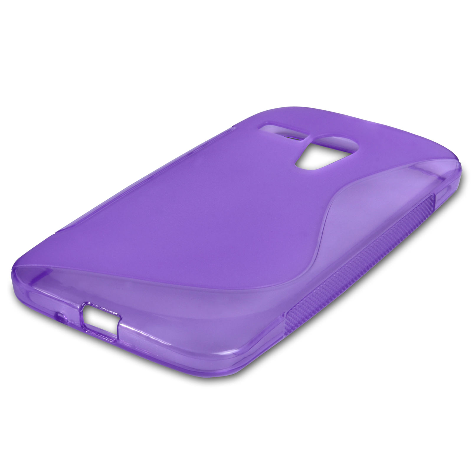 Caseflex Motorola Moto G Silicone Gel S-Line Case - Purple