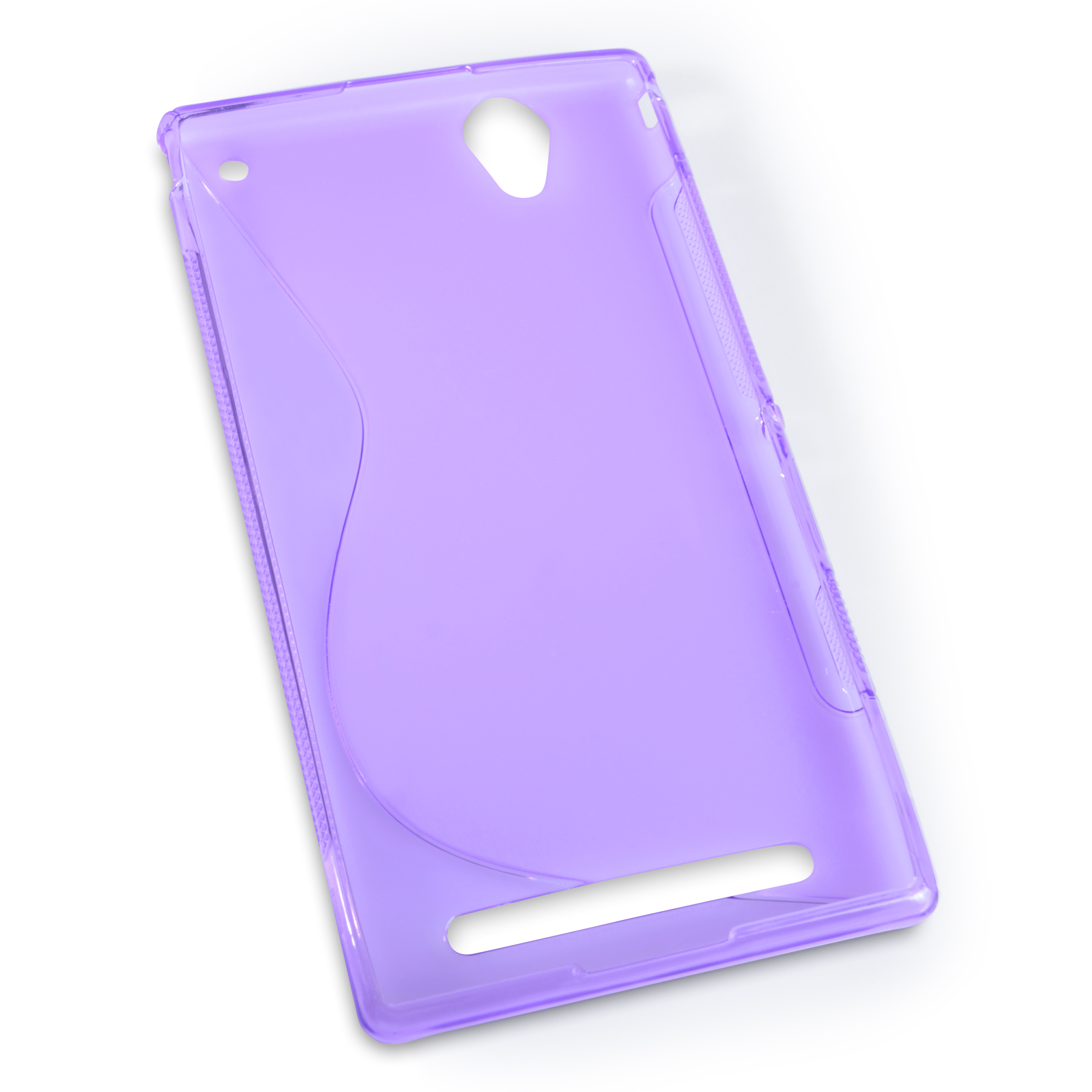 Caseflex Sony Xperia T2 Ultra Silicone Gel S-Line Case - Purple