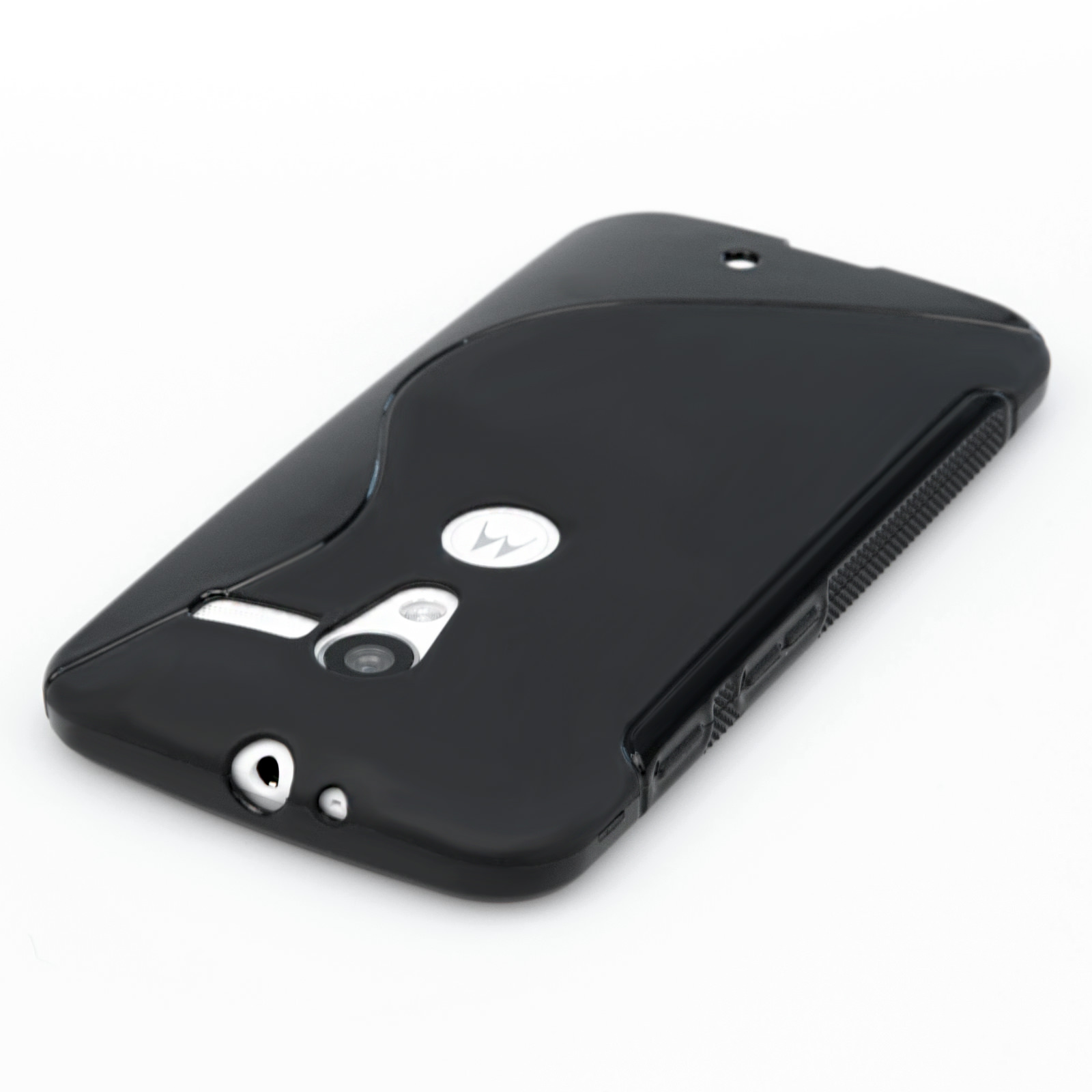 Caseflex Motorola Moto X Silicone Gel S-Line Case - Black