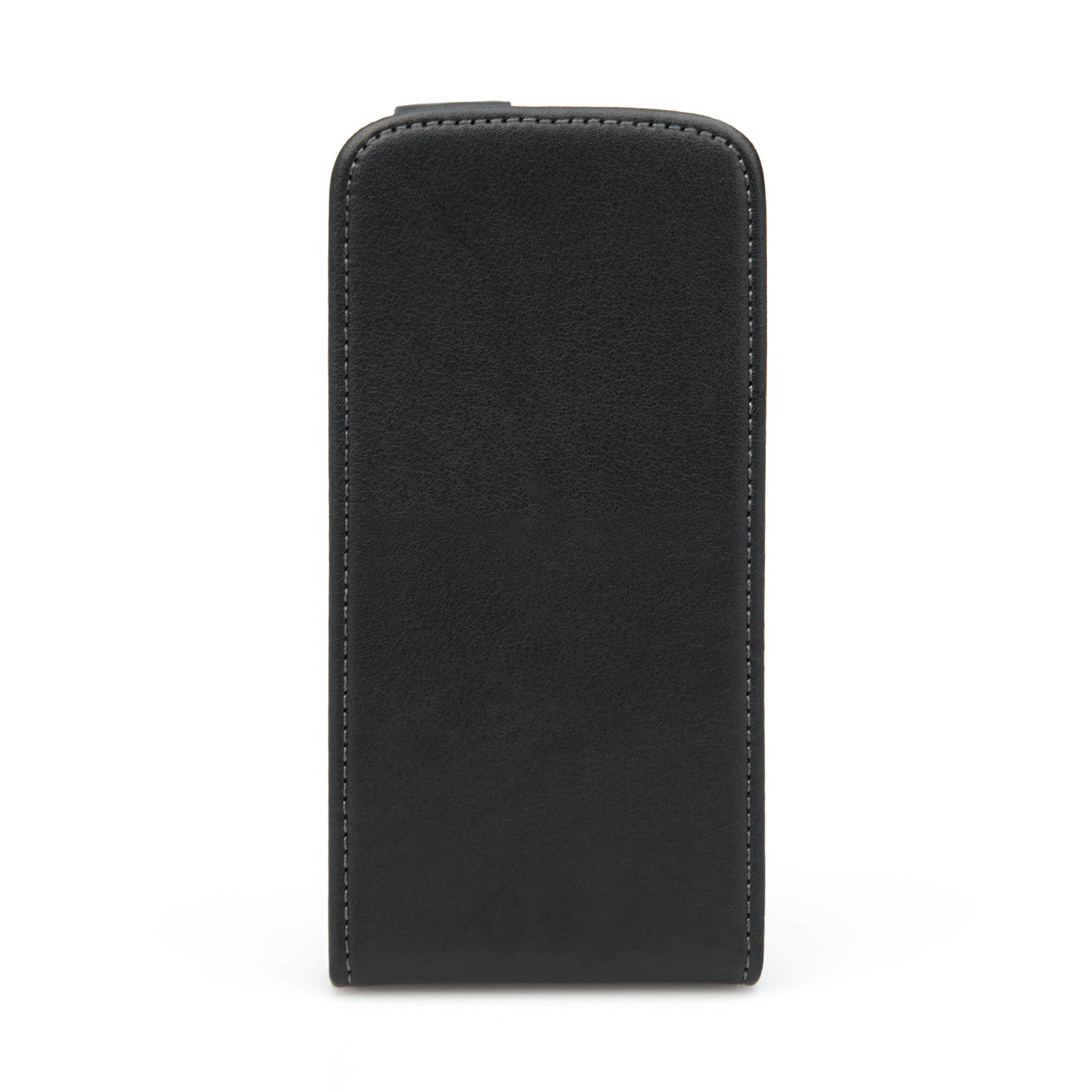 Caseflex Motorola Moto X Real Leather Flip Case - Black