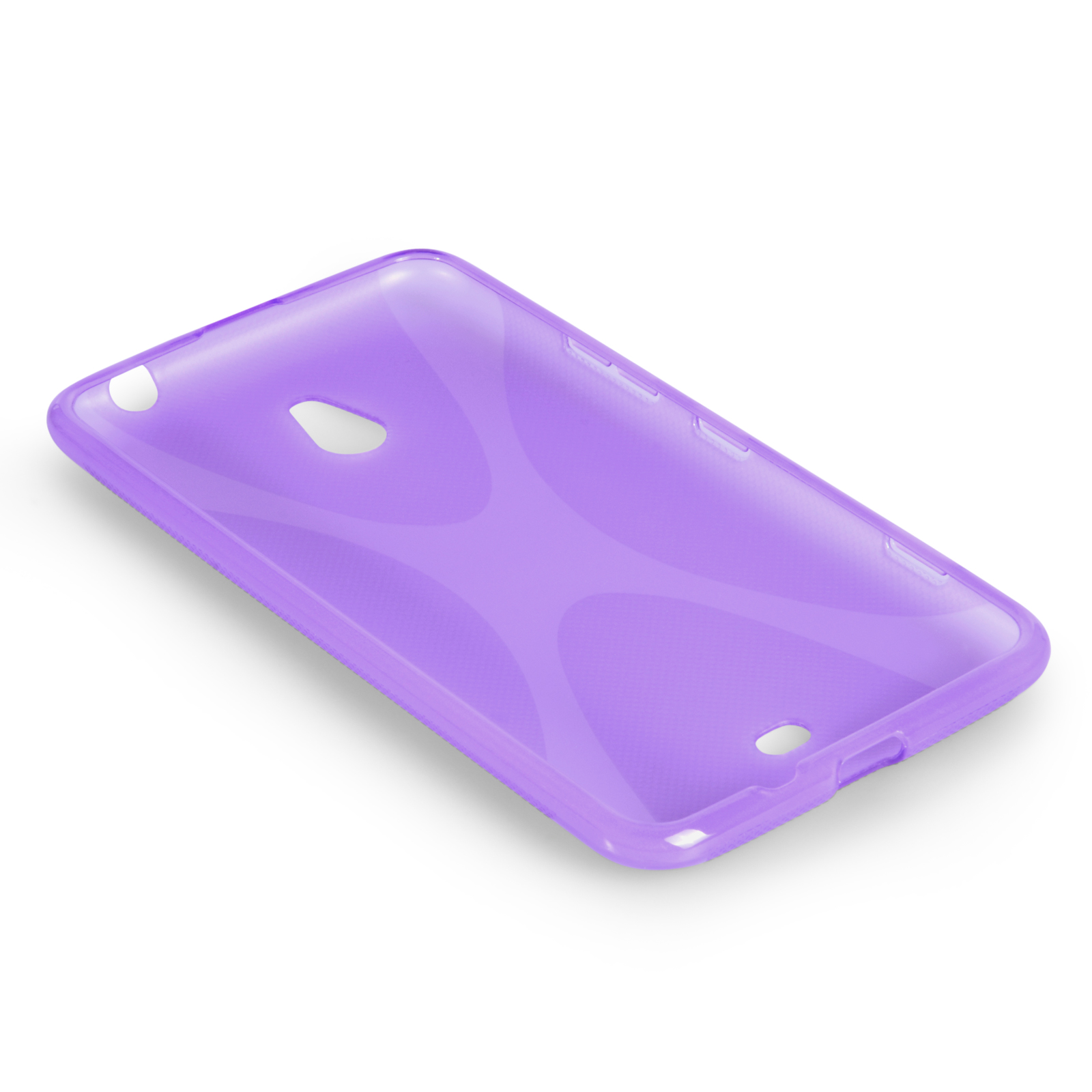 YouSave Accessories Nokia Lumia 1320 Silicone Gel X-Line Case - Purple