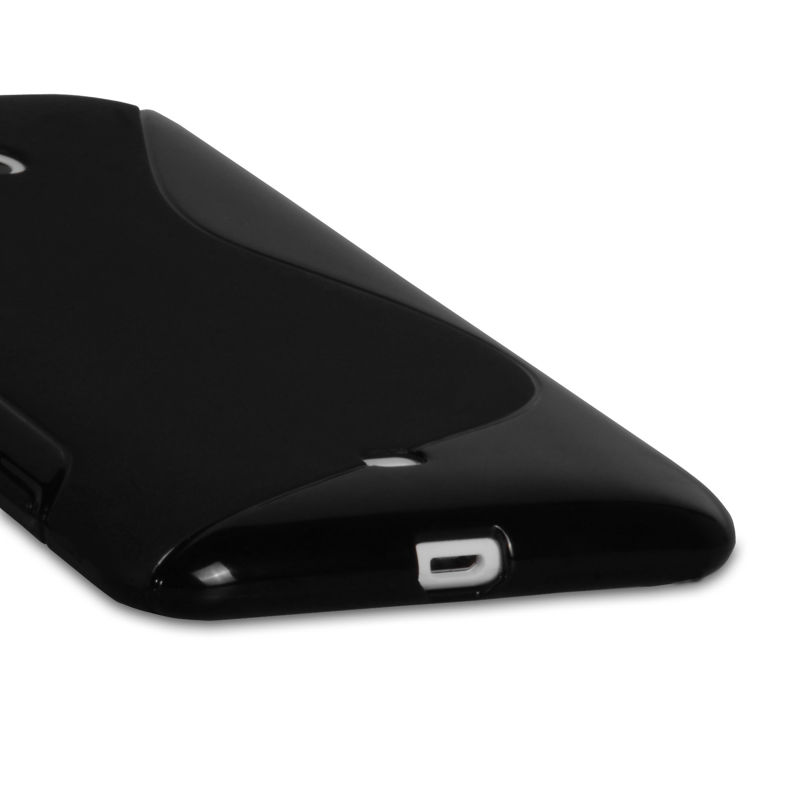 Caseflex Nokia Lumia 1320 Silicone Gel S-Line Case - Black