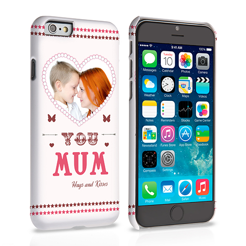 Caseflex iPhone 6 and 6s 'Love You Mum’ Personalised Hard Case – Pink 
