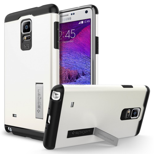 Spigen Samsung Galaxy Note 4 Case Slim Armor - Shimmery White