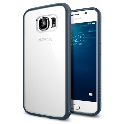 Spigen Samsung Galaxy S6 Case Ultra Hybrid - Metal Slate