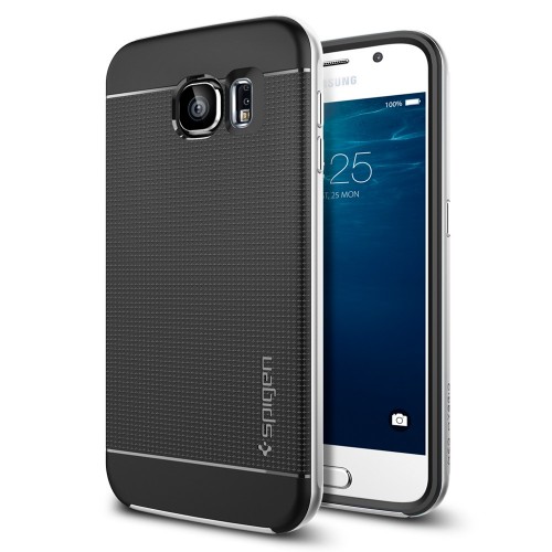 Spigen Samsung Galaxy S6 Case Neo Hybrid - Satin Silver
