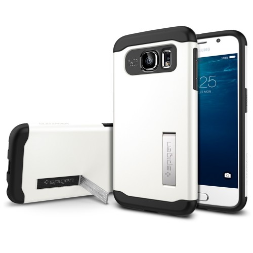 Spigen Samsung Galaxy S6 Case Slim Armor Series - Shimmery White