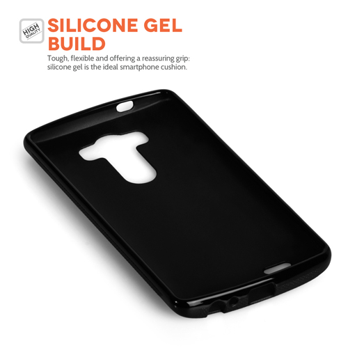 YouSave Accessories LG G4 Silicone Gel X-Line Case - Black