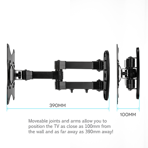Yousave Accessories Tech TV Bracket  - Small Swivel Wall Mount