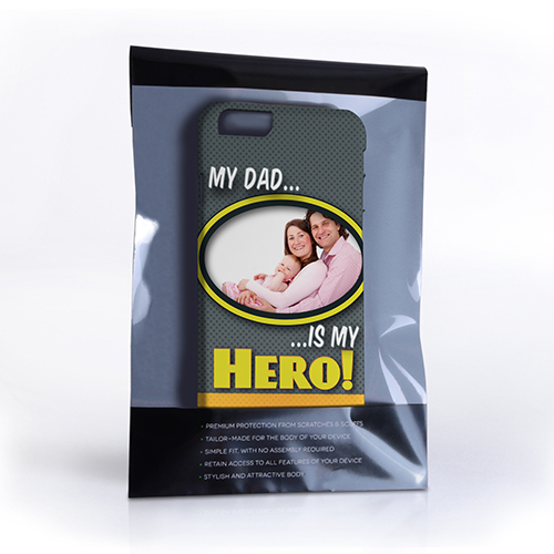 My Dad, My Hero Customised Photo iPhone 6 and 6s Case - Grey