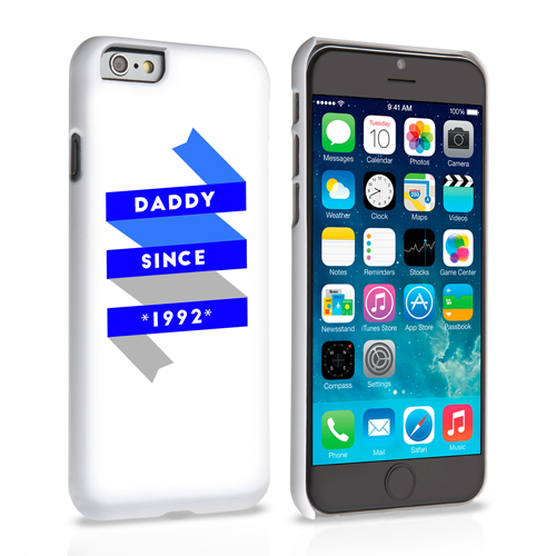 Caseflex Daddy Custom Year iPhone 6 and 6s Case - White