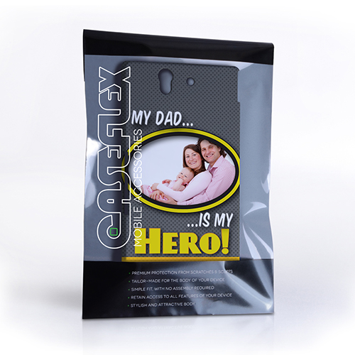 My Dad, My Hero Customised Photo Sony Xperia Z Case - Grey