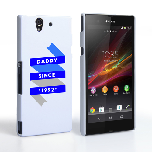 Caseflex Daddy Custom Year Sony Xperia Z Case - White