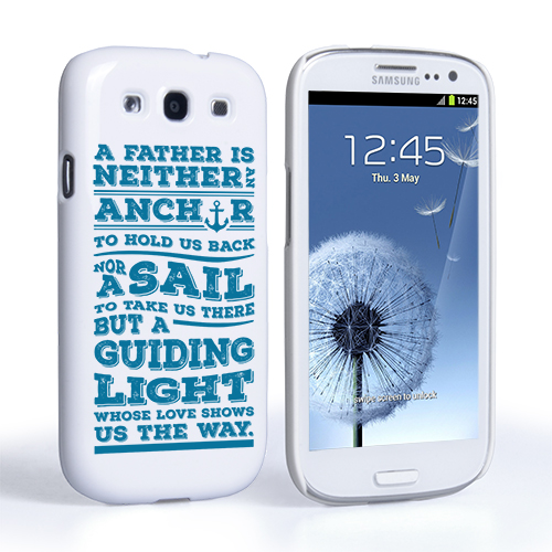 Caseflex Father Sail Quote Samsung Galaxy S3 Case