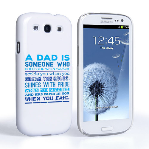 Caseflex Definition of a Dad Quote Samsung Galaxy S3 Case 