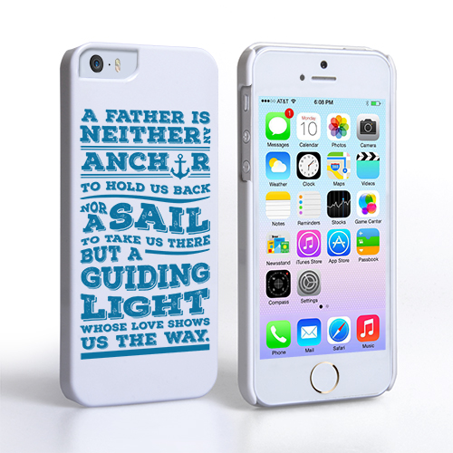 Caseflex Father Sail Quote iPhone 5 / 5S Case