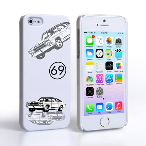 Caseflex Chevrolet Chevelle Classic Car iPhone 5 / 5S Case- White