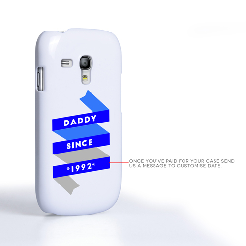 Caseflex Daddy Custom Year Samsung Galaxy S3 Mini Case - White