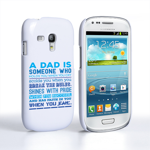 Caseflex Definition of a Dad Quote Samsung Galaxy S3 Mini Case 
