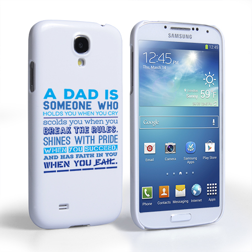 Caseflex Definition of a Dad Quote Samsung Galaxy S4 Case 