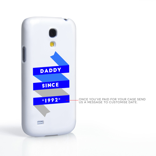 Caseflex Daddy Custom Year Samsung Galaxy S4 Mini Case - White