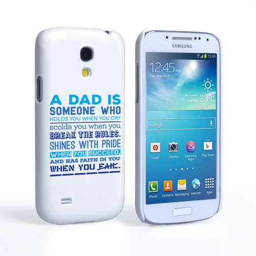 Caseflex Definition of a Dad Quote Samsung Galaxy S4 Mini Case 