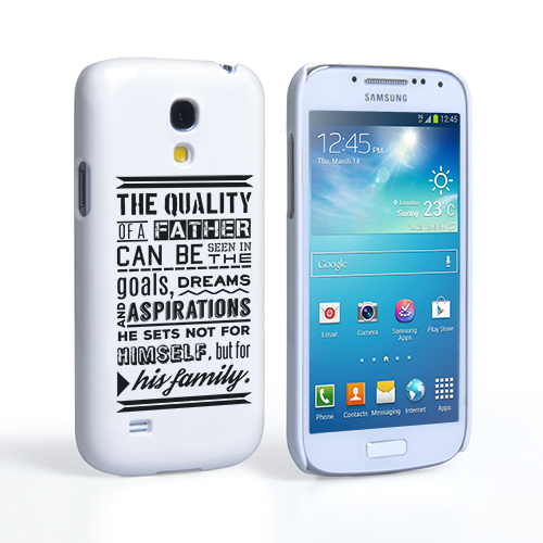 Caseflex Father Family Quote Samsung Galaxy S4 Mini Case 