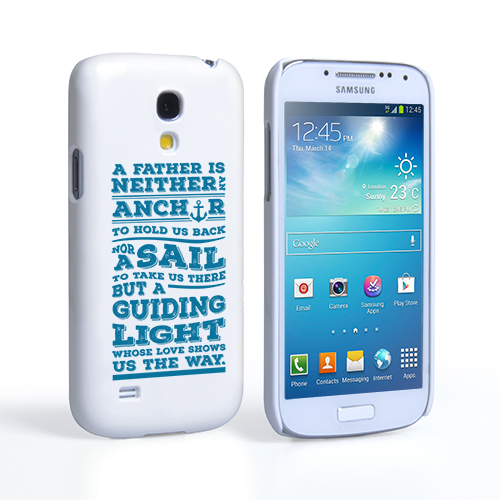 Caseflex Father Sail Quote Samsung Galaxy S4 Mini Case