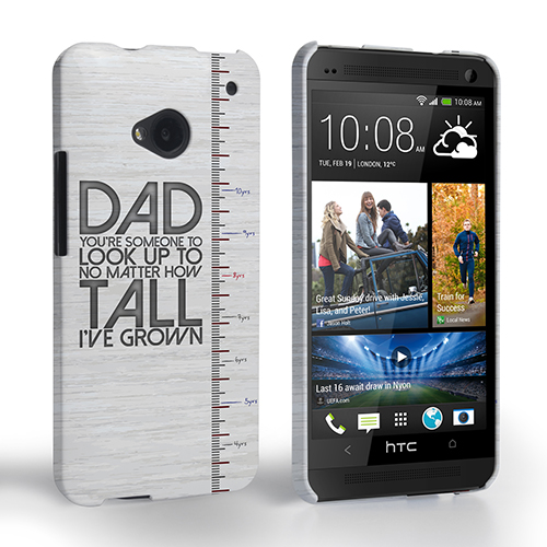 Caseflex HTC One Dad Growing Up Quote Case/Cover