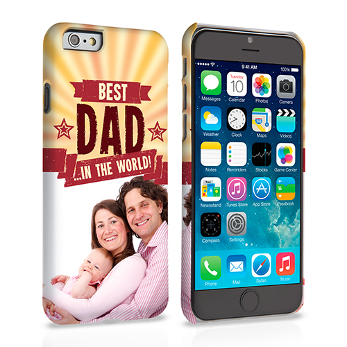 Caseflex iPhone 6 and 6s Best Dad in the World (Red) Case/Cover