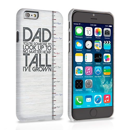 Caseflex iPhone 6 and 6s Dad Growing Up Quote Case/Cover