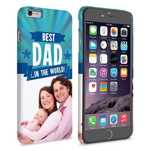 Caseflex iPhone 6 and 6s Plus Best Dad in the World (Blue) Case/Cover