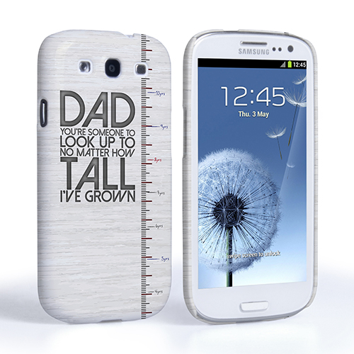 Caseflex Samsung Galaxy S3 Dad Growing Up Quote Case/Cover