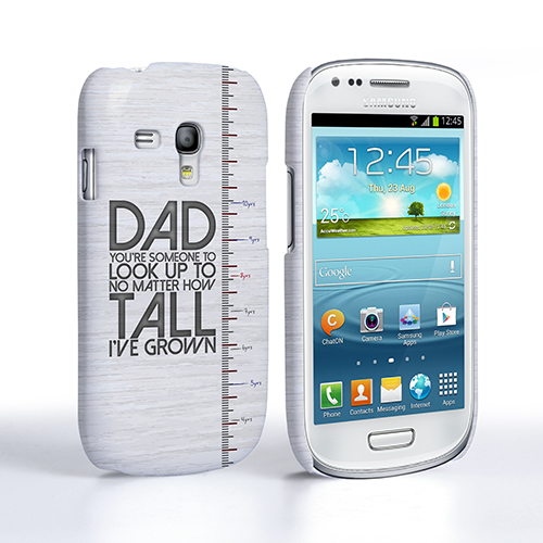 Caseflex Samsung Galaxy S3 Mini Dad Growing Up Quote Case/Cover