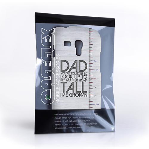 Caseflex Samsung Galaxy S3 Mini Dad Growing Up Quote Case/Cover