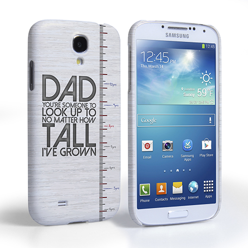 Caseflex Samsung Galaxy S4 Dad Growing Up Quote Case/Cover
