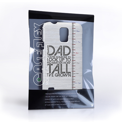 Caseflex Samsung Galaxy S5 Dad Growing Up Quote Case/Cover