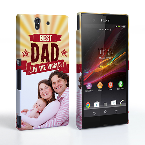 Caseflex Sony Xperia Z Best Dad in the World (Red) Case/Cover