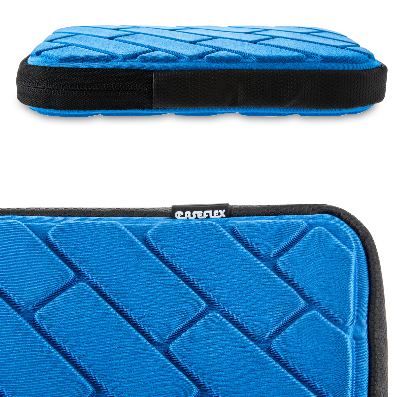 Caseflex Brick Pattern iPad Pouch - Blue 