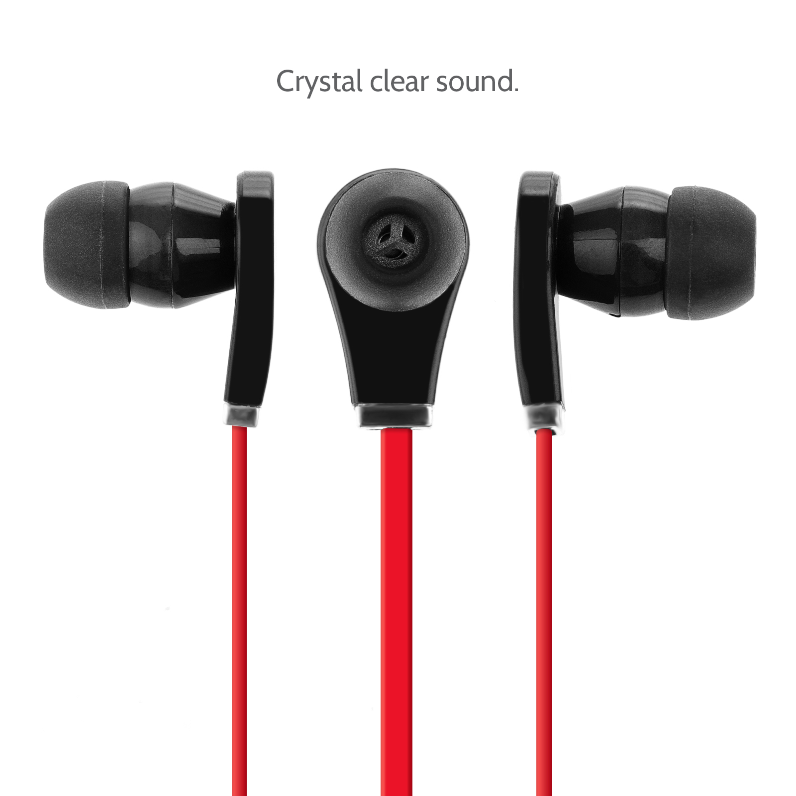Audiance B1 Ear-Buds - Red Cable
