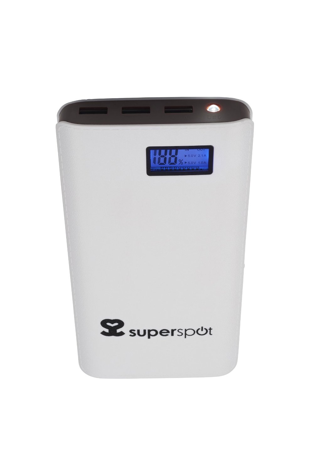 SuperSpot Executive 20800 mAh Powerbank- White