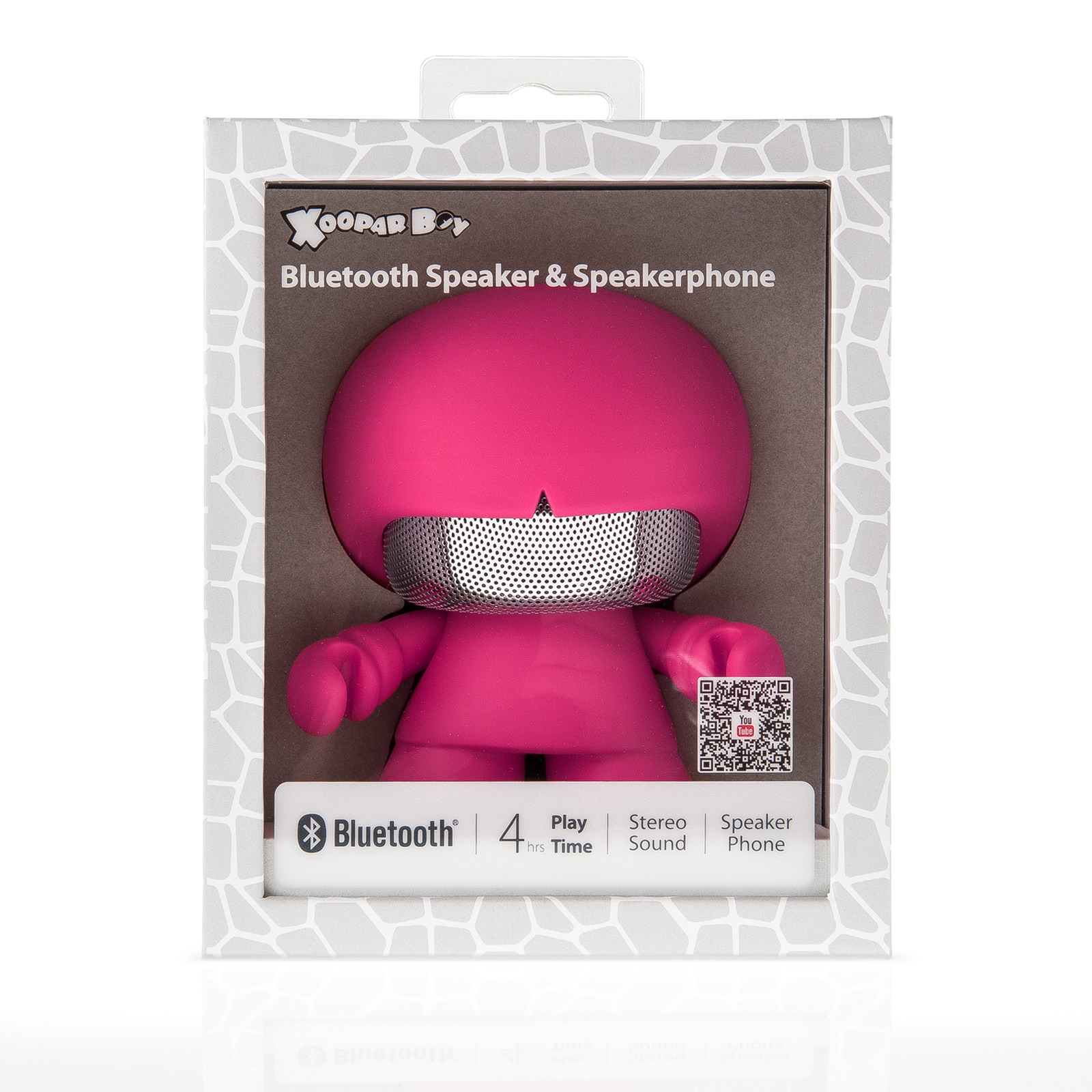 Xoopar Boy Bluetooth Speaker - Pink