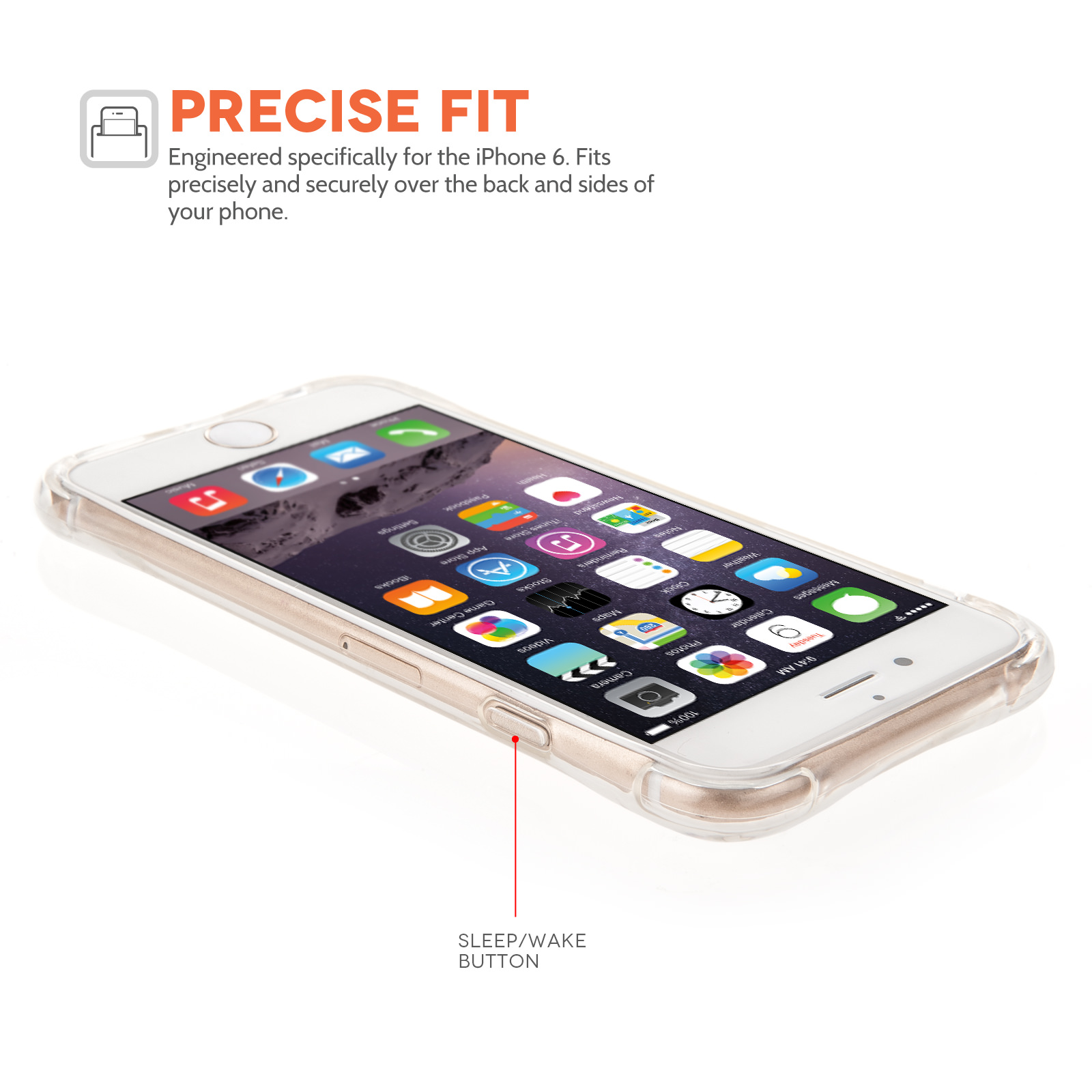 Yousave Accessories iPhone 6 Plus and 6s Plus Air Cushion Gel - Clear Case