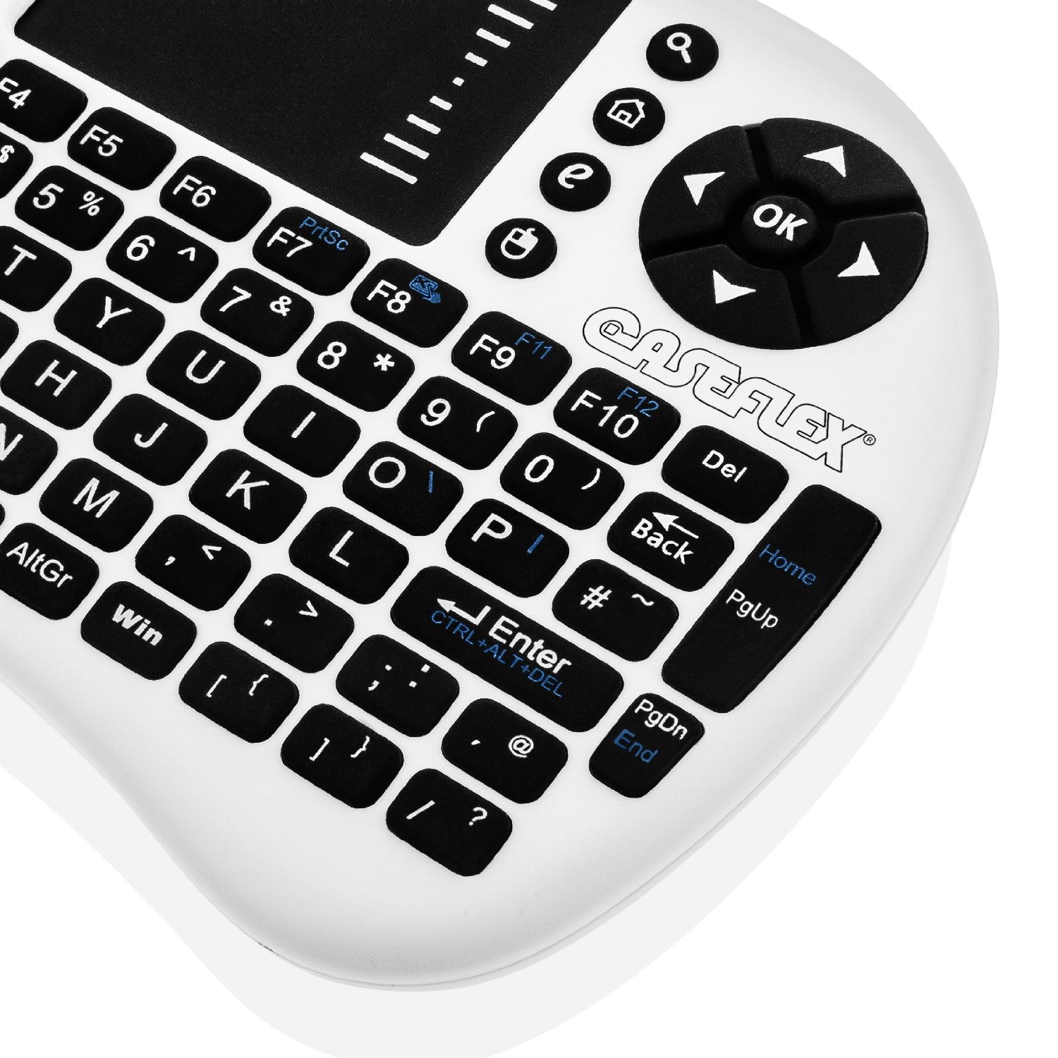 Caseflex 2.4Ghz Mini Wireless Keyboard (UK Version) - White
