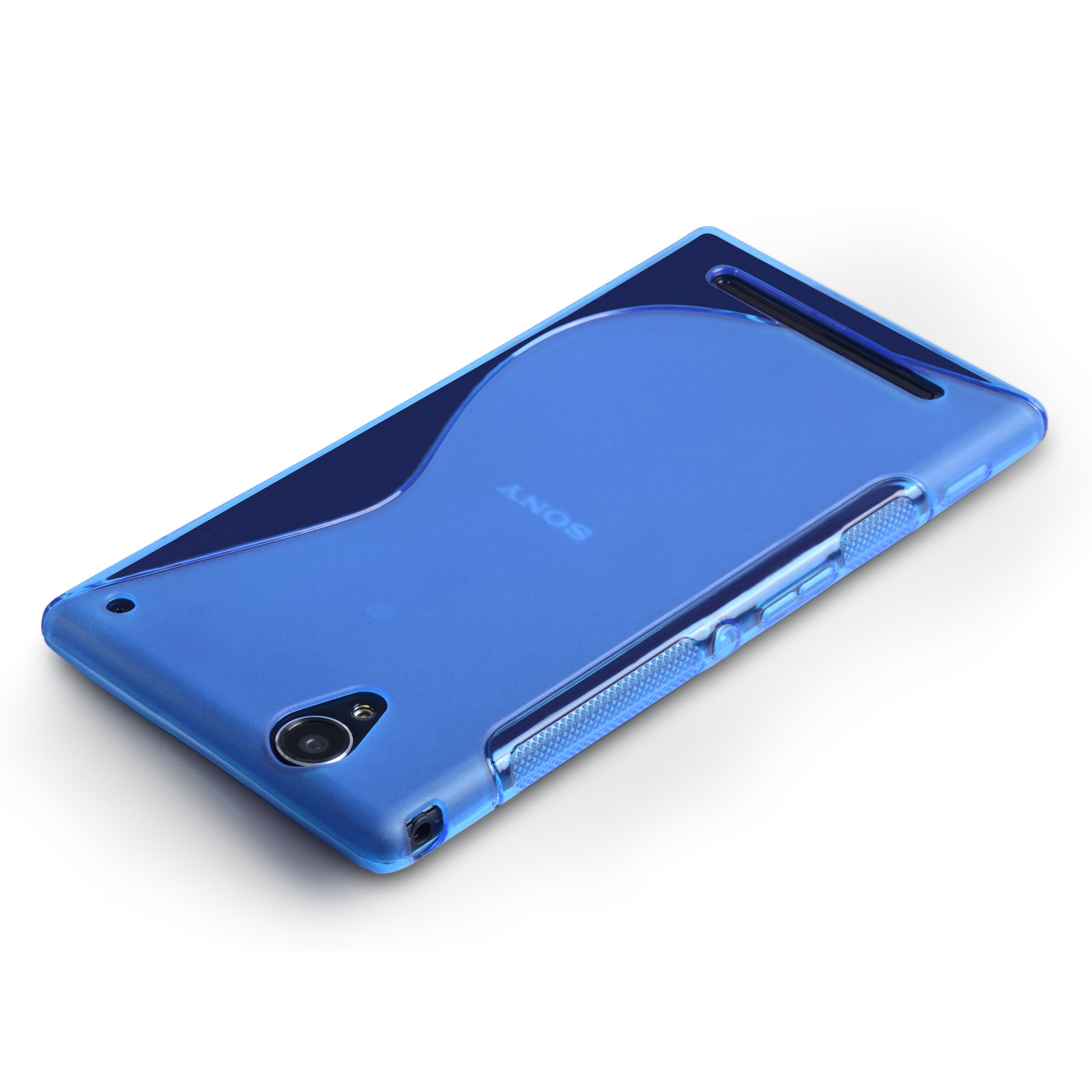 Caseflex Sony Xperia T2 Ultra Silicone Gel S-Line Case - Blue