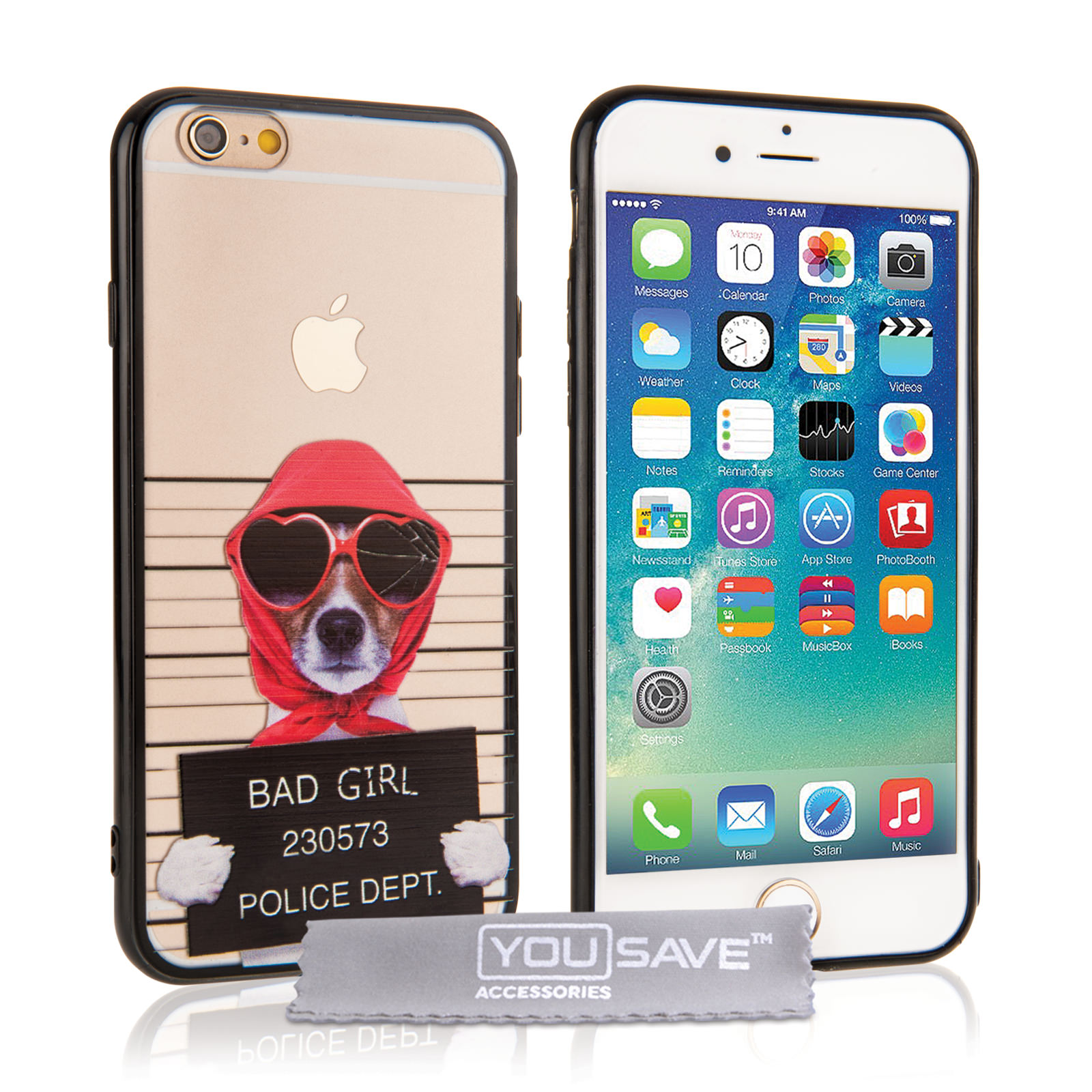 Yousave Accessories iPhone 6 and 6s Fun Case - Bad Girl Design