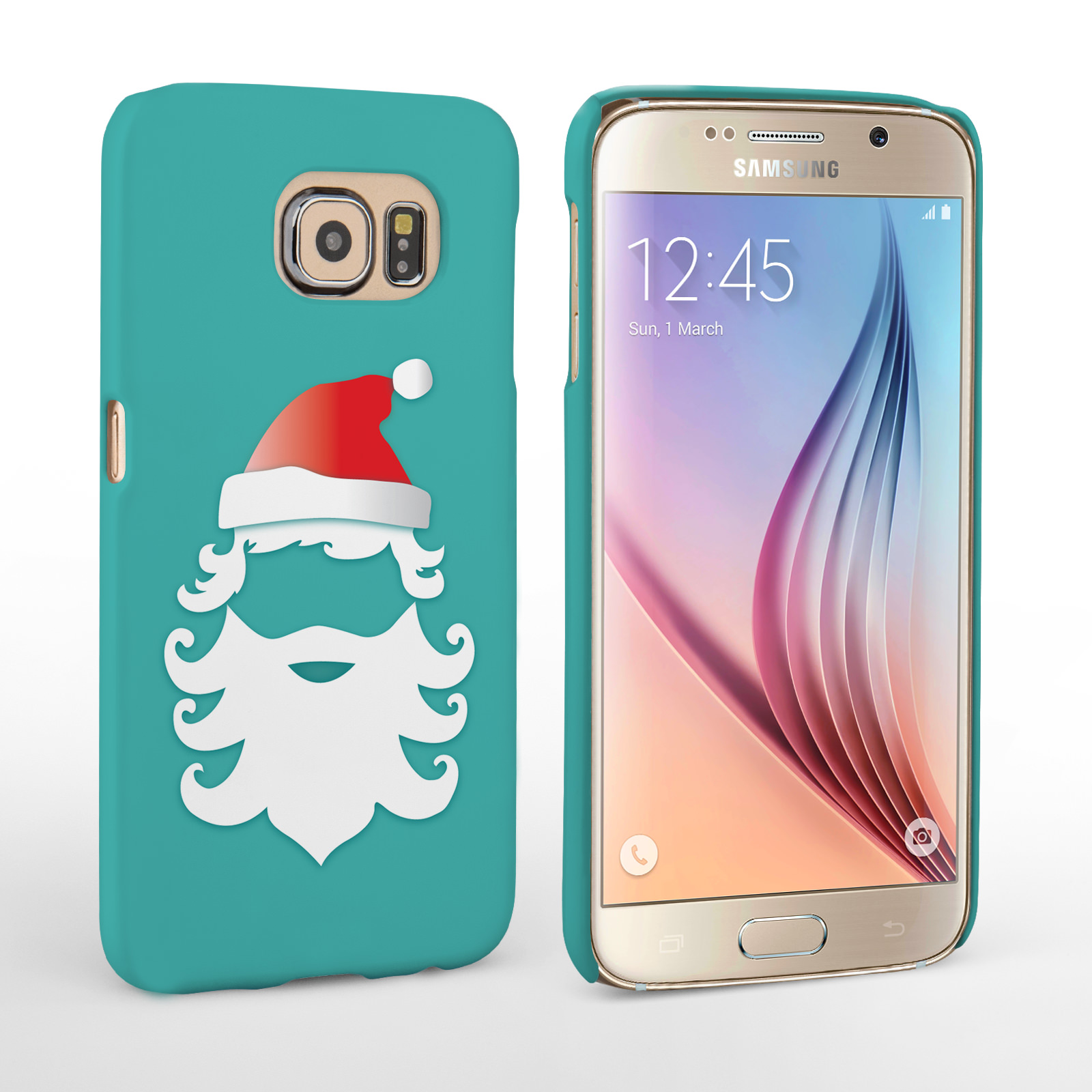 Caseflex Samsung Galaxy S6 Christmas Santa Claus Hard Case